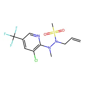 N-allyl-N'-[3-chloro-5-(trifluoromethyl)-2-pyridinyl]-N'-methylmethanesulfonohydrazide structure