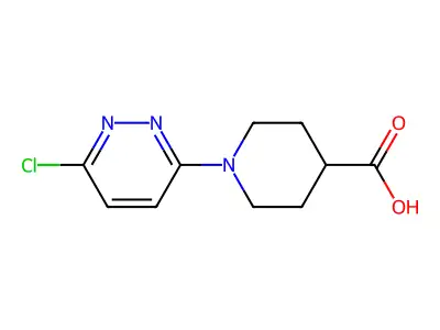 1-(6-chloropyridazin-3-yl)piperidine-4-carboxylic Acid structure