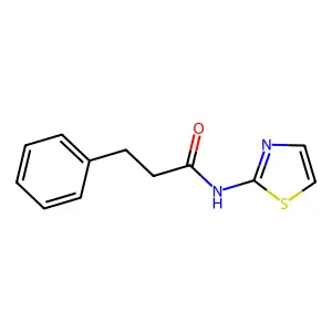 3-Phenyl-N-(1,3-thiazol-2-yl)propanamide structure