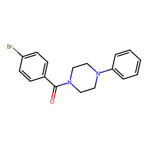 1-(4-Bromobenzoyl)-4-phenylpiperazine structure