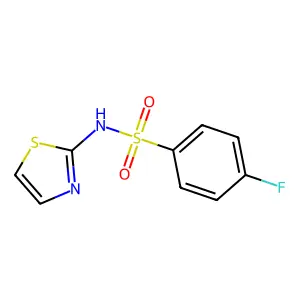 4-fluoro-N-(1,3-thiazol-2-yl)benzenesulfonamide structure