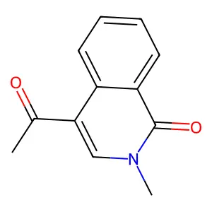 4-acetyl-2-methylisoquinolin-1(2H)-one structure