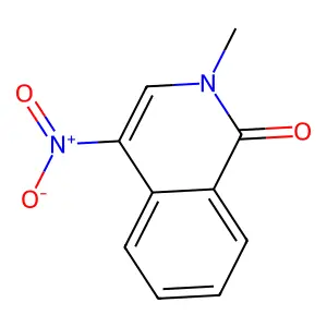 2-Methyl-4-nitroisoquinolin-1(2H)-one structure