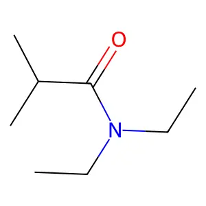 N,N-二乙基-2-甲基丙酰胺 structure