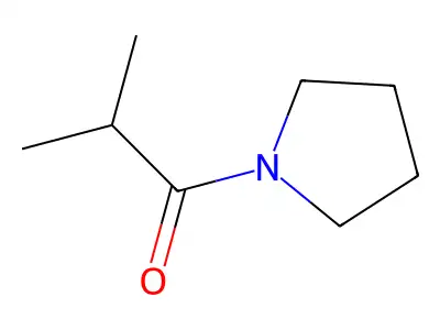 1-Propanone, 2-methyl-1-(1-pyrrolidinyl)- structure