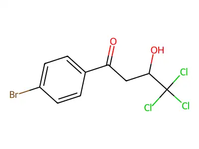 1-(4-Bromophenyl)-4,4,4-trichloro-3-hydroxybutan-1-one structure