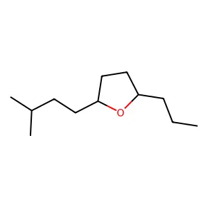 2-Propyl-5-isopentyltetrahydrofuran structure
