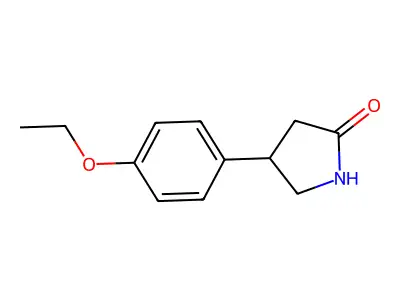 4-(4-Ethoxyphenyl)pyrrolidin-2-one structure