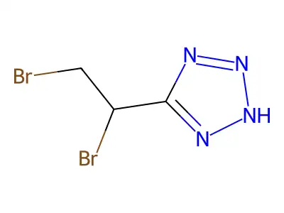 5-(1,2-Dibromoethyl)-2H-tetrazole structure