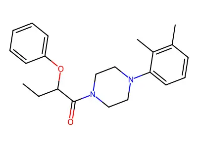 1-[4-(2,3-Dimethylphenyl)piperazin-1-yl]-2-phenoxybutan-1-one structure