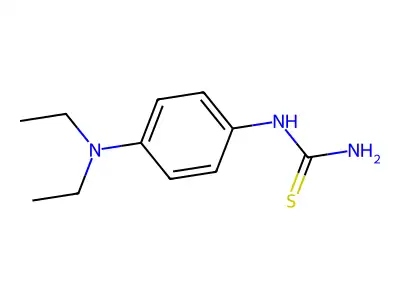(4-Diethylamino-phenyl)-thiourea structure