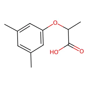 (2R)-2-(3,5-dimethylphenoxy)propanoic acid structure