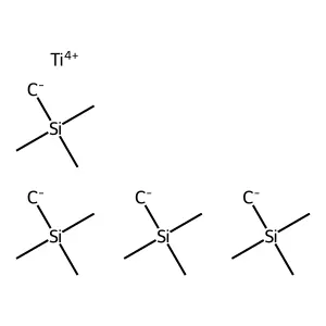 Tetrakis(trimethylsilylmethyl)titanium structure