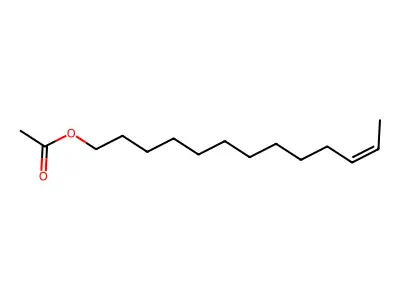 Tridec-11-EN-1-YL acetate structure