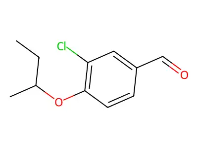 4-Sec-butoxy-3-chlorobenzaldehyde structure