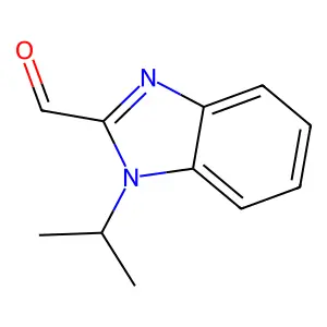 1-(propan-2-yl)-1H-1,3-benzodiazole-2-carbaldehyde structure