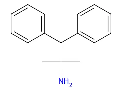2-Methyl-1,1-diphenylpropan-2-amine structure