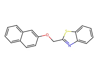 2-(Naphthalen-2-yloxymethyl)-1,3-benzothiazole structure