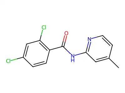 2,4-Dichloro-N-(4-methyl-2-pyridinyl)benzamide structure