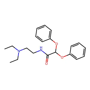 N-(2-(Diethylamino)ethyl)-2,2-diphenoxyacetamide structure