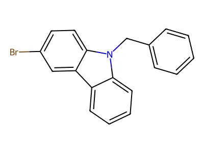 9-Benzyl-3-bromo-9H-carbazole structure