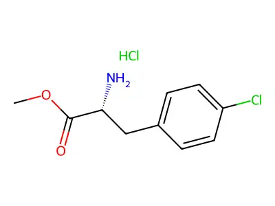 4-Chloro-d-phenylalanine methyl ester structure