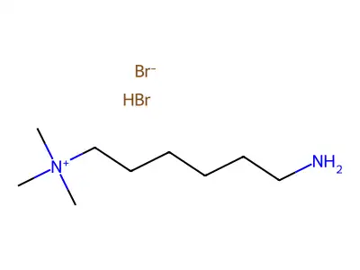 6-Amino-N,N,N-trimethyl-1-hexanaminium structure