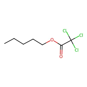 Pentyl trichloroacetate structure