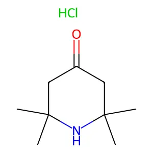 4-Piperidinone, 2,2,6,6-tetramethyl-, hydrochloride (1:1) structure