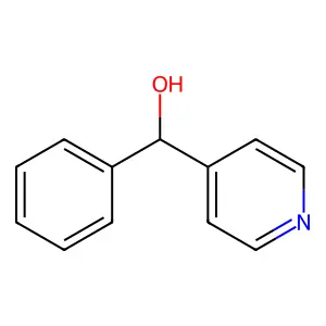 alpha-Phenyl-4-pyridinemethanol structure