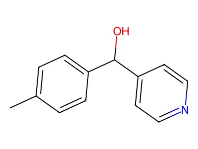 (4-Methylphenyl)(4-pyridinyl)methanol structure