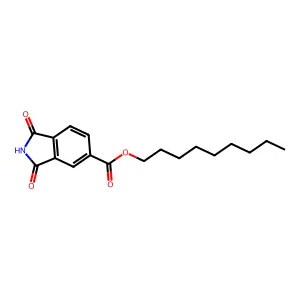Nonyl 1,3-dioxoisoindole-5-carboxylate structure