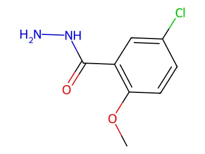 5-Chloro-2-methoxybenzohydrazide structure