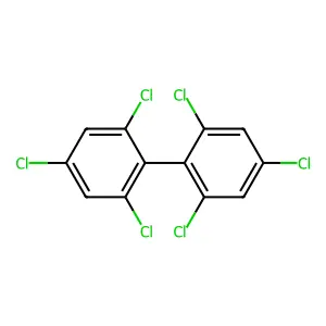 2,2',4,4',6,6'-Hexachlorobiphenyl structure