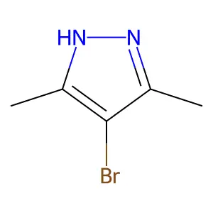 4-bromo-3,5-dimethyl-1H-pyrazole structure