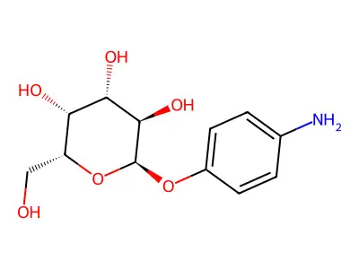 P-Aminophenyl-Alpha-D-Galactopyranoside structure