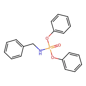 Diphenyl benzylphosphoramidate structure