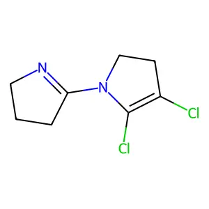 4,5-dichloro-1-(3,4-dihydro-2H-pyrrol-5-yl)-2,3-dihydropyrrole structure