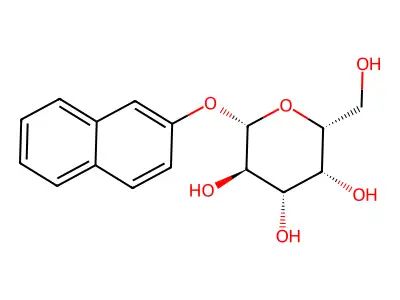 2-Naphthyl-beta-D-galactopyranoside structure