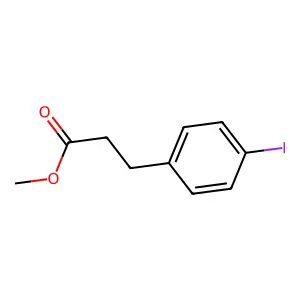 Methyl 3-(4-iodophenyl)propanoate structure