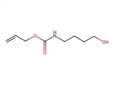 Prop-2-enyl N-(4-hydroxybutyl)carbamate structure