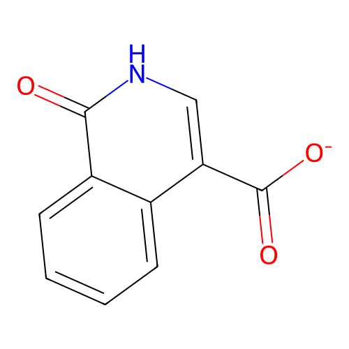 1-oxo-2H-isoquinoline-4-carboxylate structure