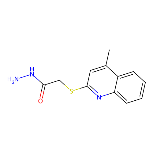 2-[(4-Methylquinolin-2-yl)sulfanyl]acetohydrazide structure