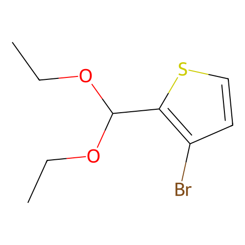 3-Bromo-2-(diethoxymethyl)thiophene structure