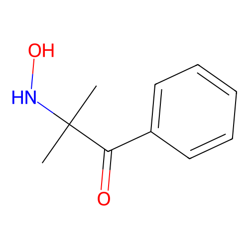 2-(Hydroxyamino)-2-methyl-1-phenylpropan-1-one structure