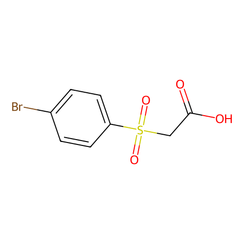2-(4-Bromobenzenesulfonyl)acetic acid structure