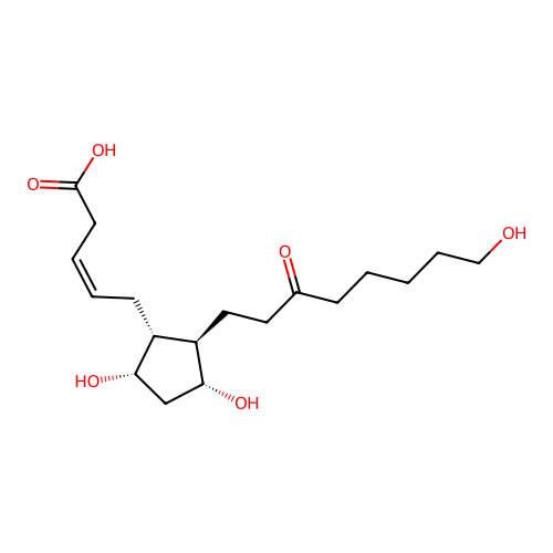 prostaglandin F-main urinary metabolite structure