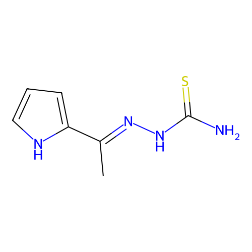 1-(1H-pyrrol-2-yl)ethanone thiosemicarbazone structure