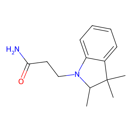 3-(2,3,3-Trimethylindolinyl)propanamide structure
