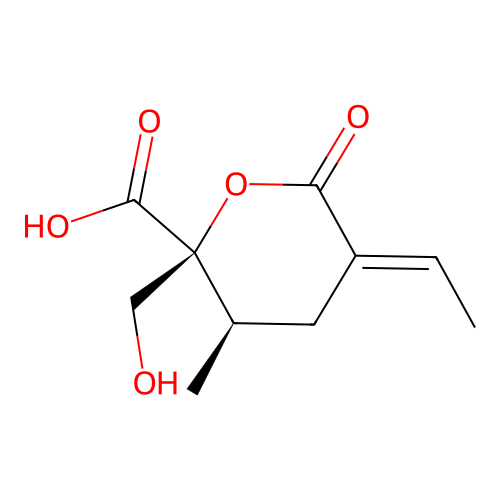 Retronecic acid lactone structure